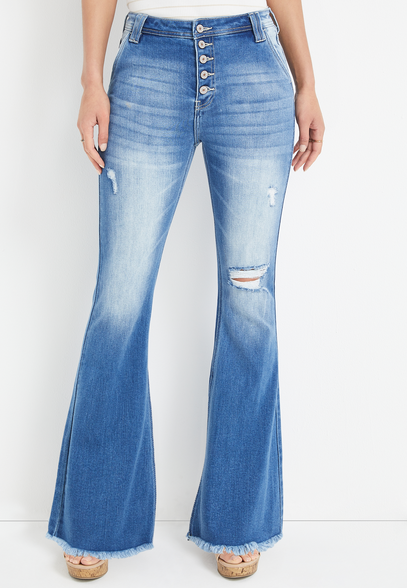 maurices bell bottom jeans