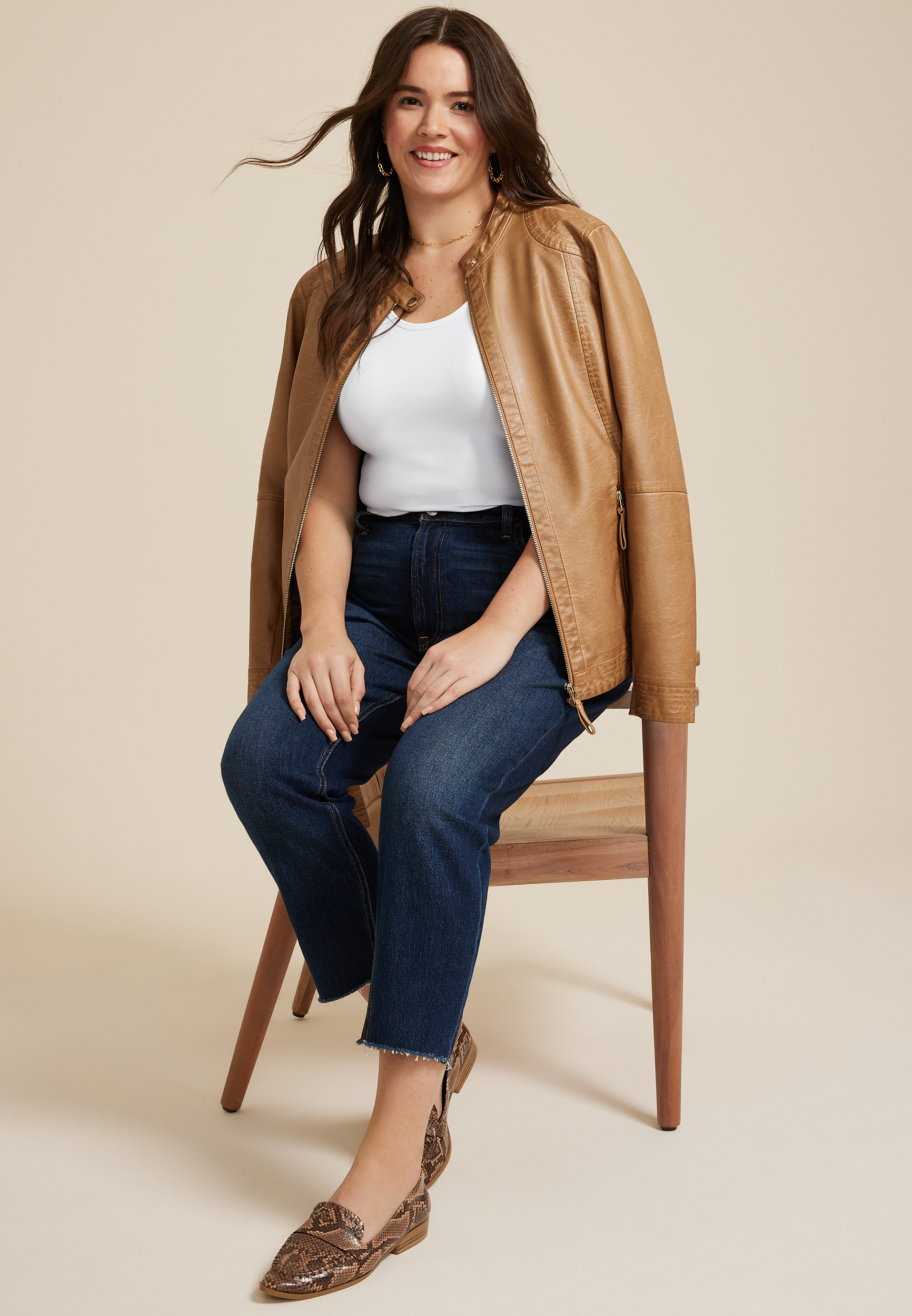 Plus Size Scoop Neck Tunic Tank Top - thumbnail 9