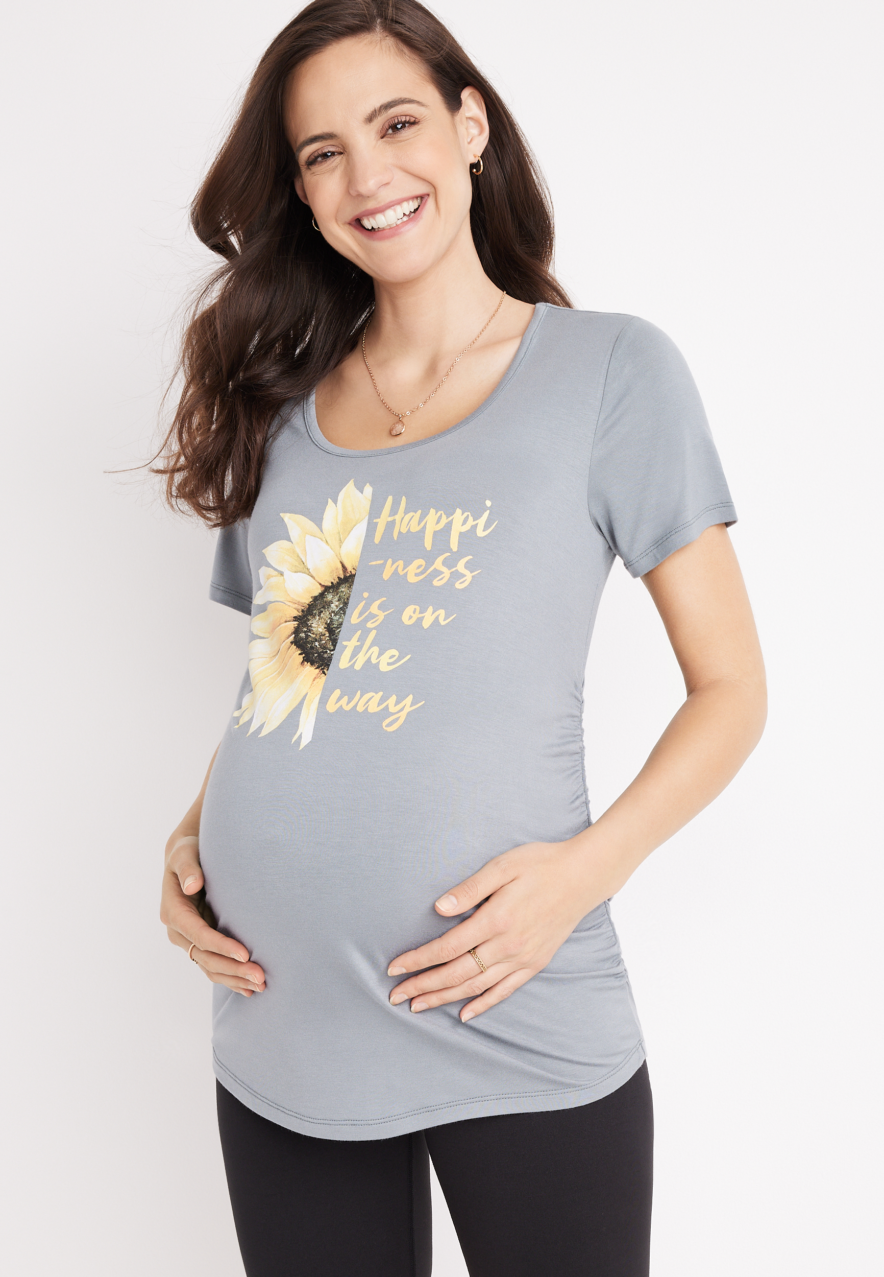Happiness Maternity Graphic Tee maurices