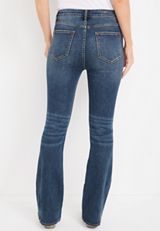 Vigoss&reg; Classic Bootcut High Rise Button Fly Jean, DARK SANDBLAST, small