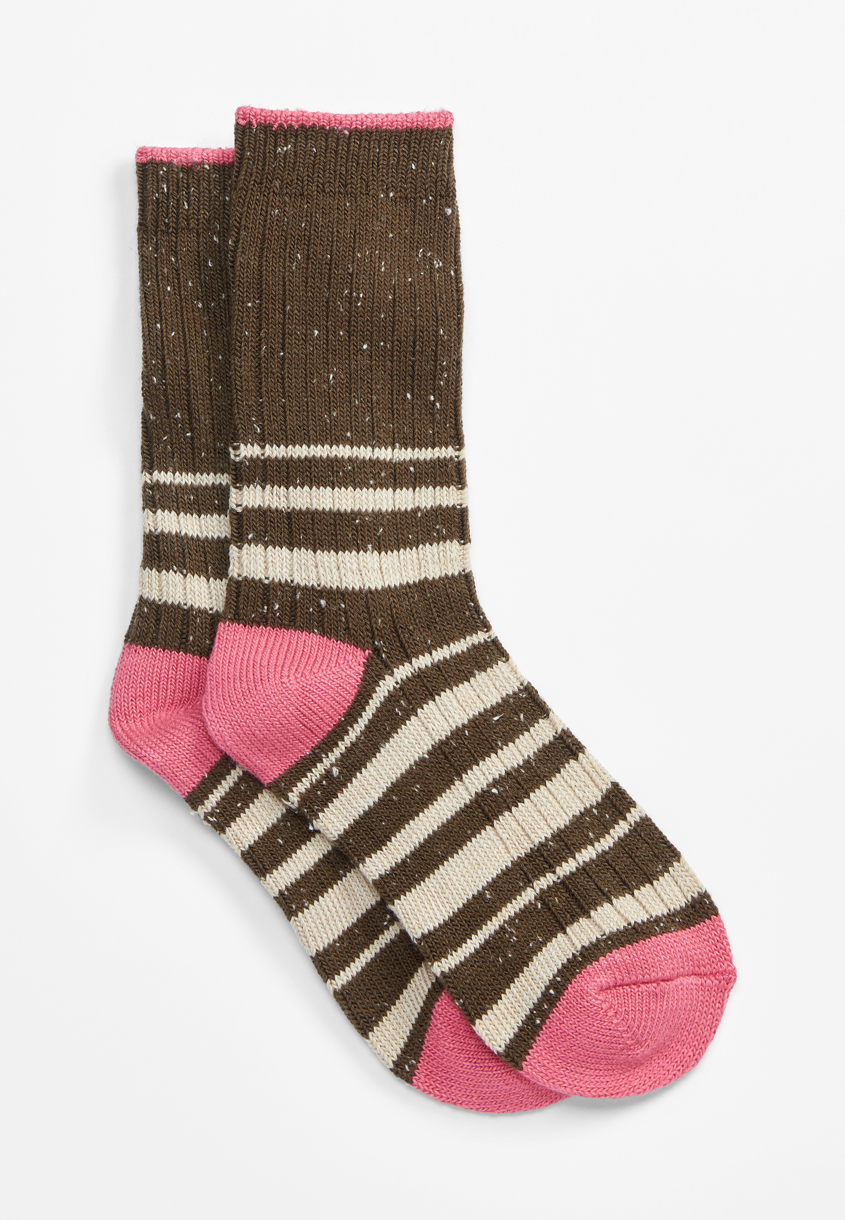 Hearth & Home Striped Crew Socks | maurices