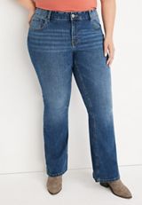 Plus Size m jeans by maurices&trade; Classic Flare Mid Rise Jean, C258, small