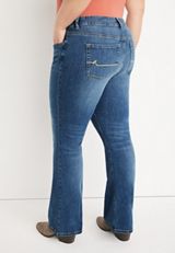 Plus Size m jeans by maurices&trade; Classic Flare Mid Rise Jean, C258, small