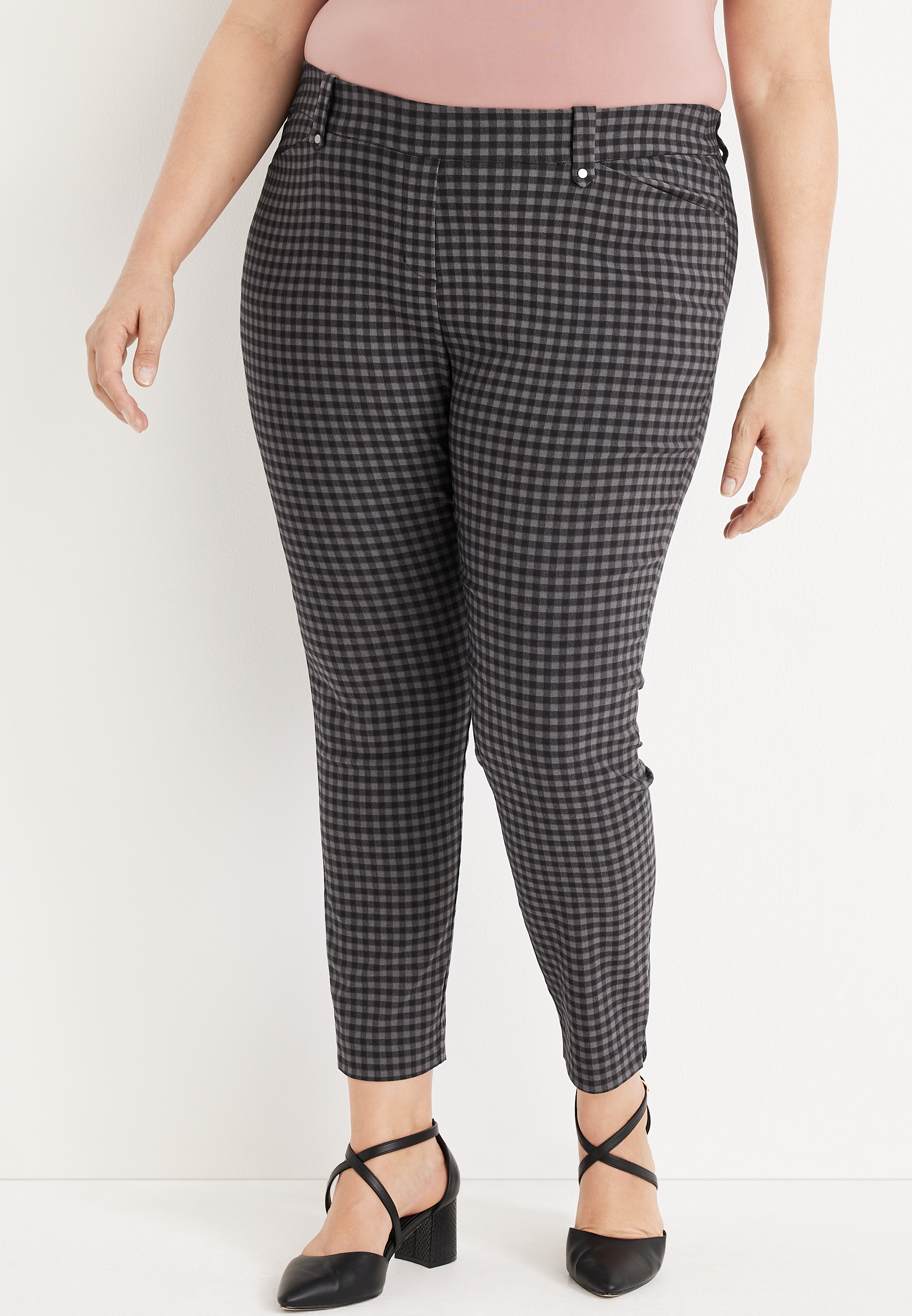 plus size stretchy dress pants