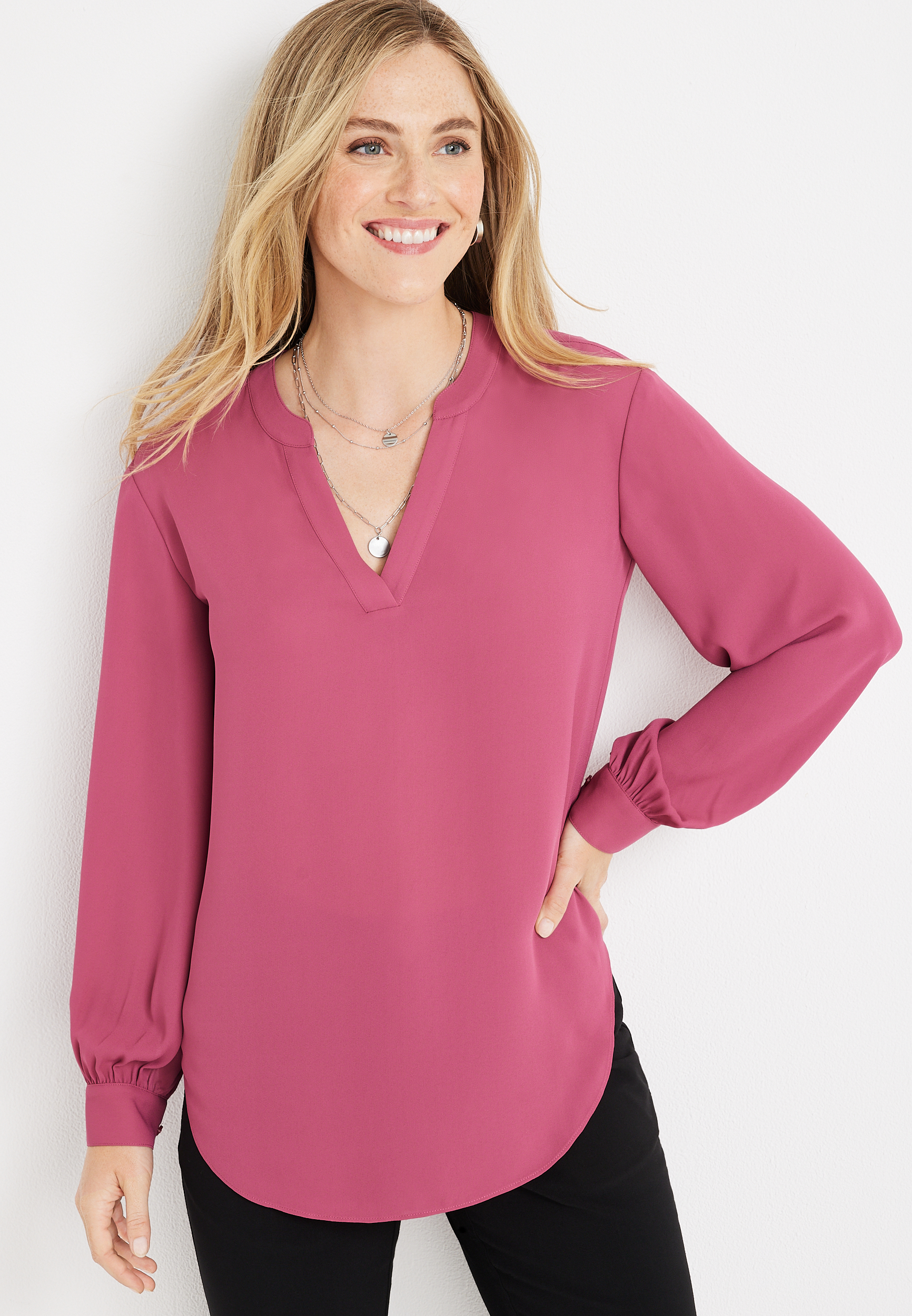 Atwood Tunic Blouse | maurices