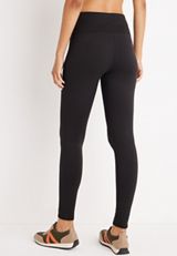 Black Super High Rise Luxe Crossover Legging, , small