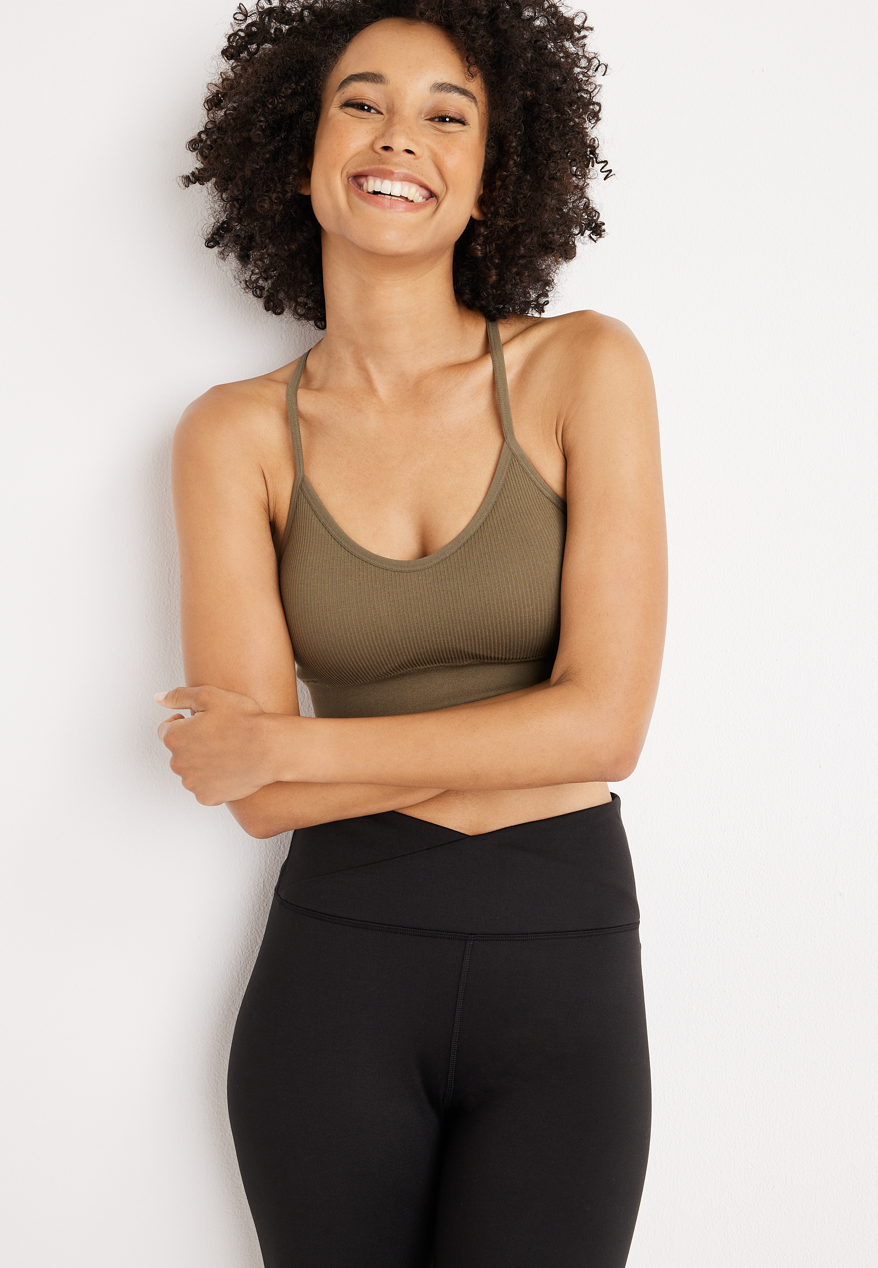 Black Super High Rise Luxe Crossover Legging, , large