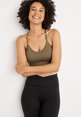 Black Super High Rise Luxe Crossover Legging, , small