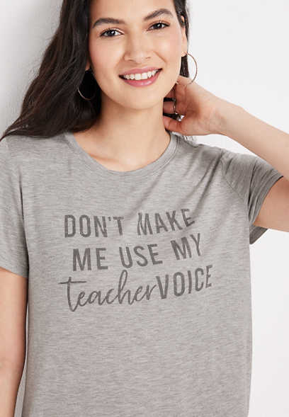 Teacher Voice Graphic Tee