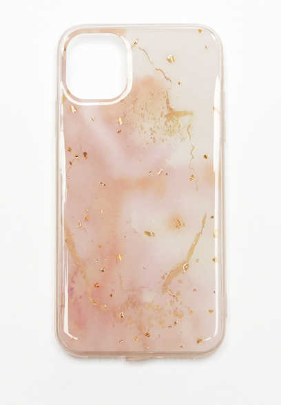 Pink and Gold Marble Iphone 11 Case