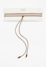 Faux Suede Wrap Choker, , small