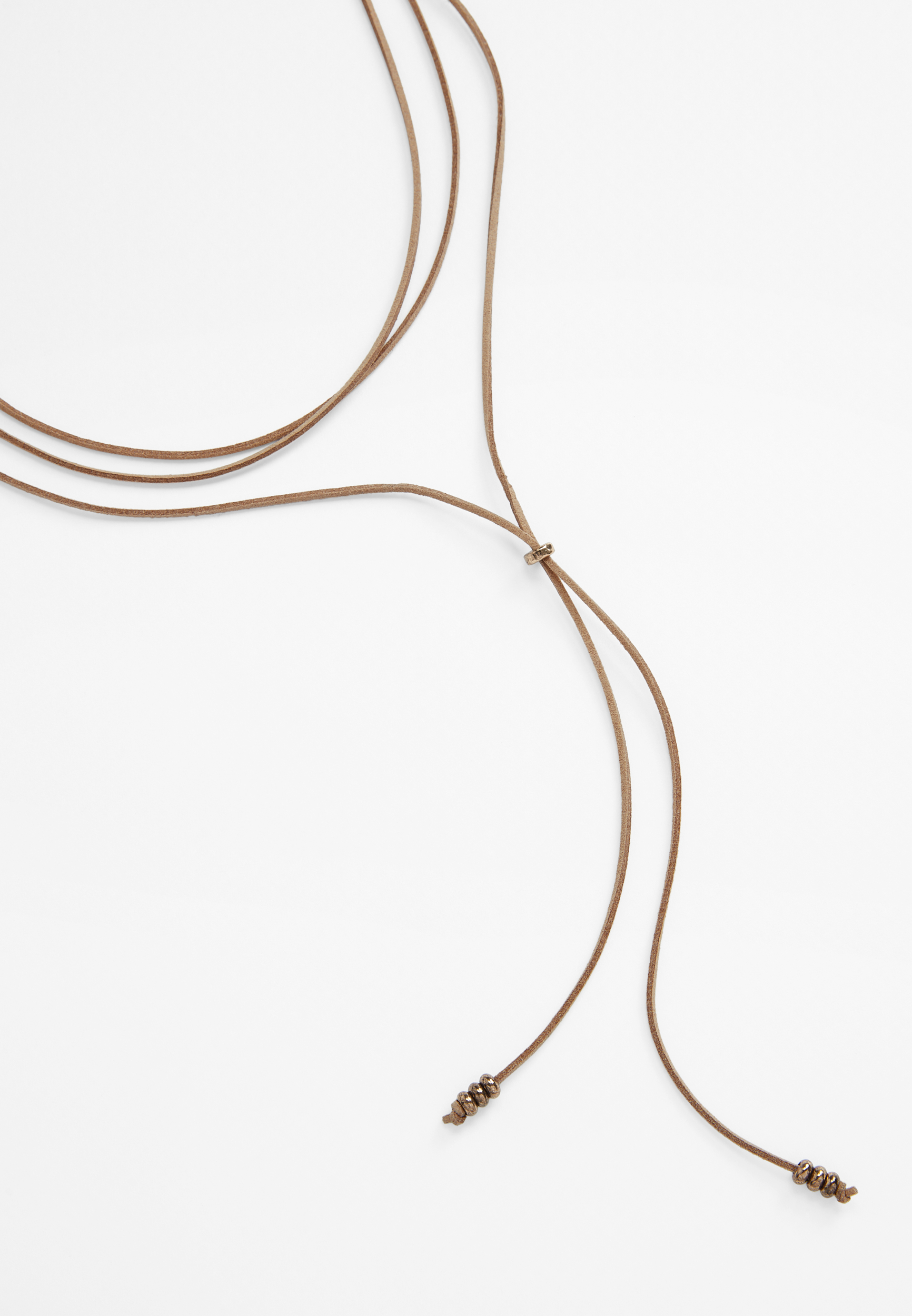 Faux Suede Wrap Choker, , large