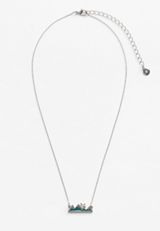 Mountain Line Pendant Dainty Necklace, , small