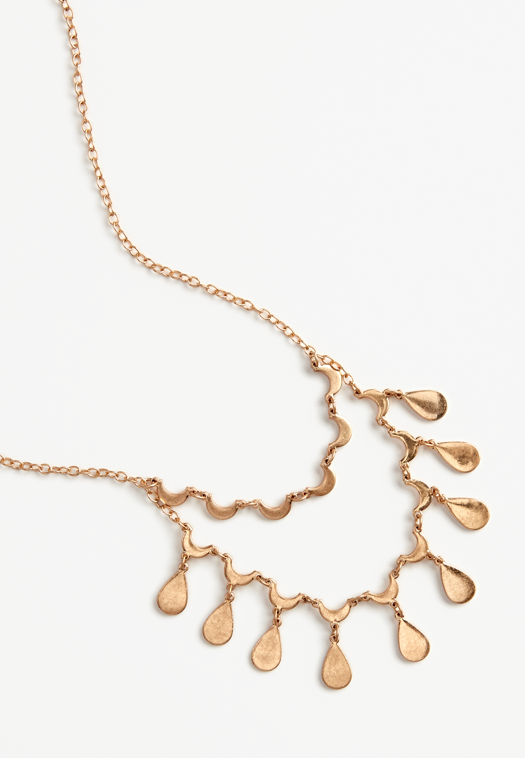 Dainty Gold Teardrop Necklace maurices