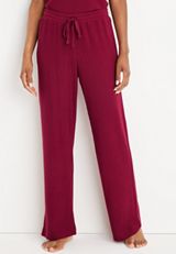 Waffle Wide Leg Pajama Pant, C103, small