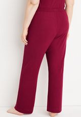Waffle Wide Leg Pajama Pant, C103, small