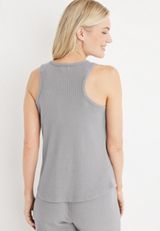 Waffle Tank Pajama Top, C2820, small