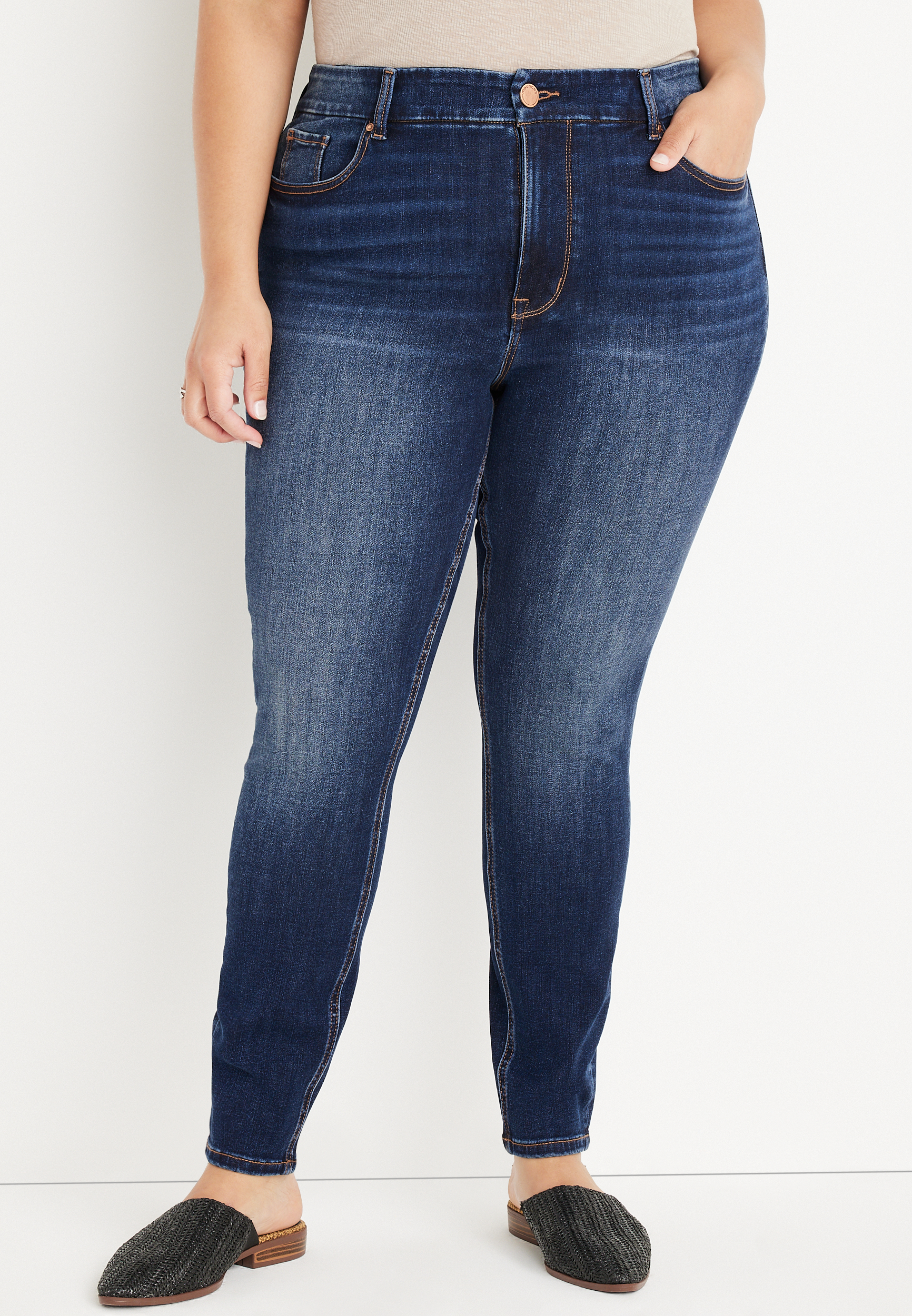 m jeans by maurices™ Mid Fit Mid Rise Jegging