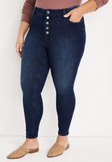 Plus Size m jeans by maurices&trade; Limitless High Rise Jegging, C258, small