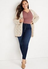 Plus Size m jeans by maurices&trade; Limitless High Rise Jegging, C258, small
