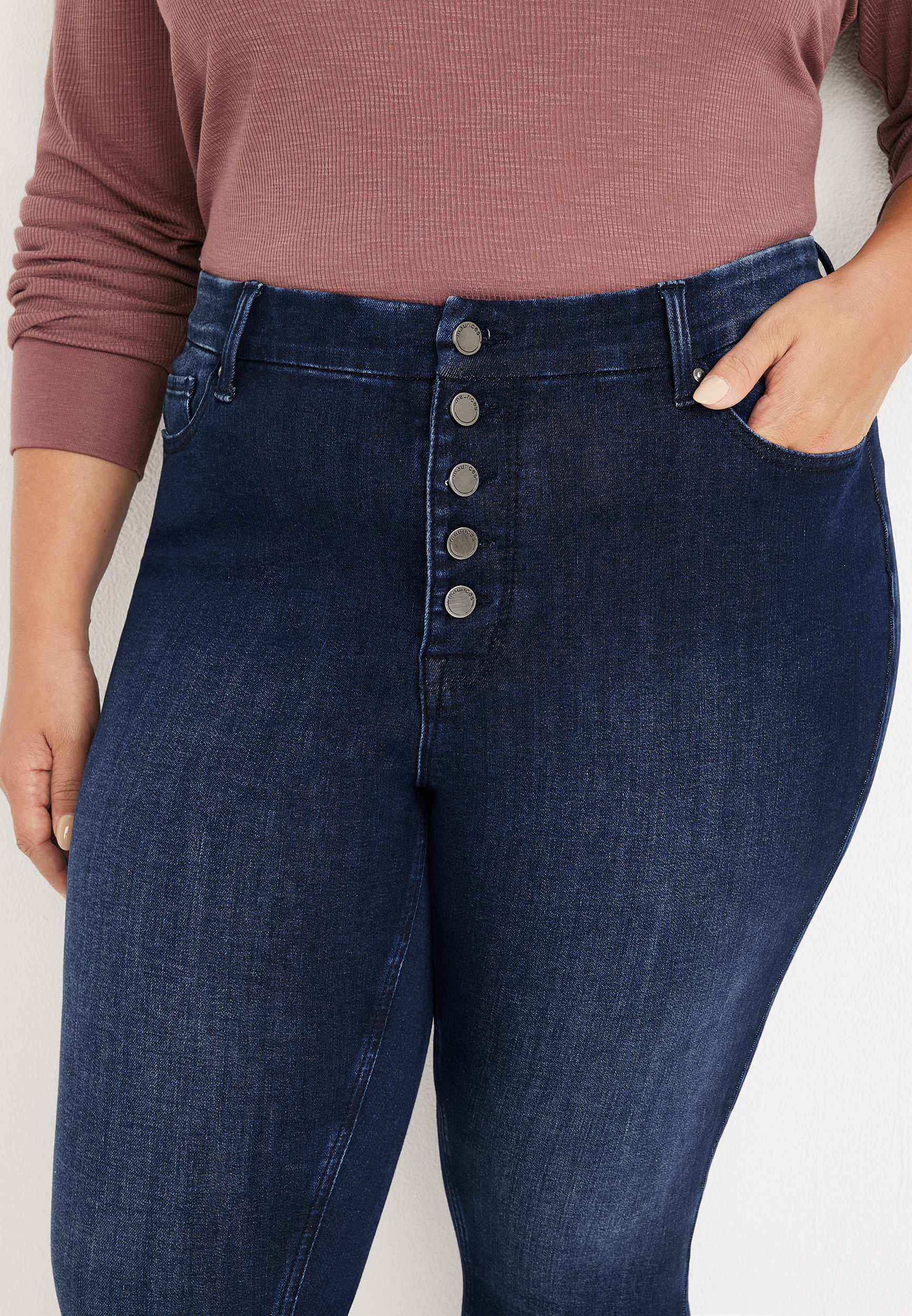 Plus Size m jeans by maurices&trade; Limitless High Rise Jegging, C258, large