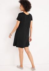 24/7 Solid Strappy T Shirt Mini Dress, C106, small