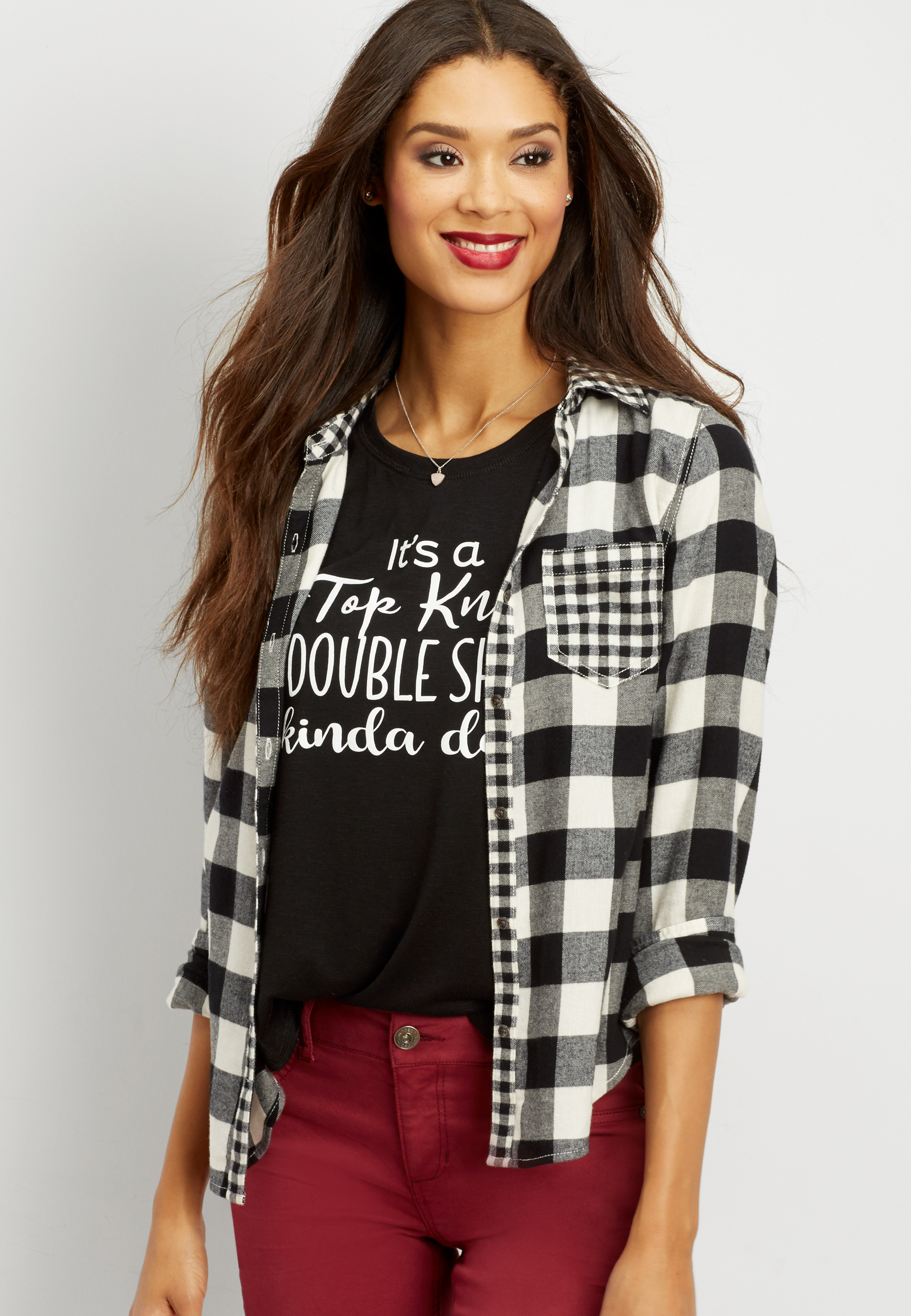 maurices black shirt