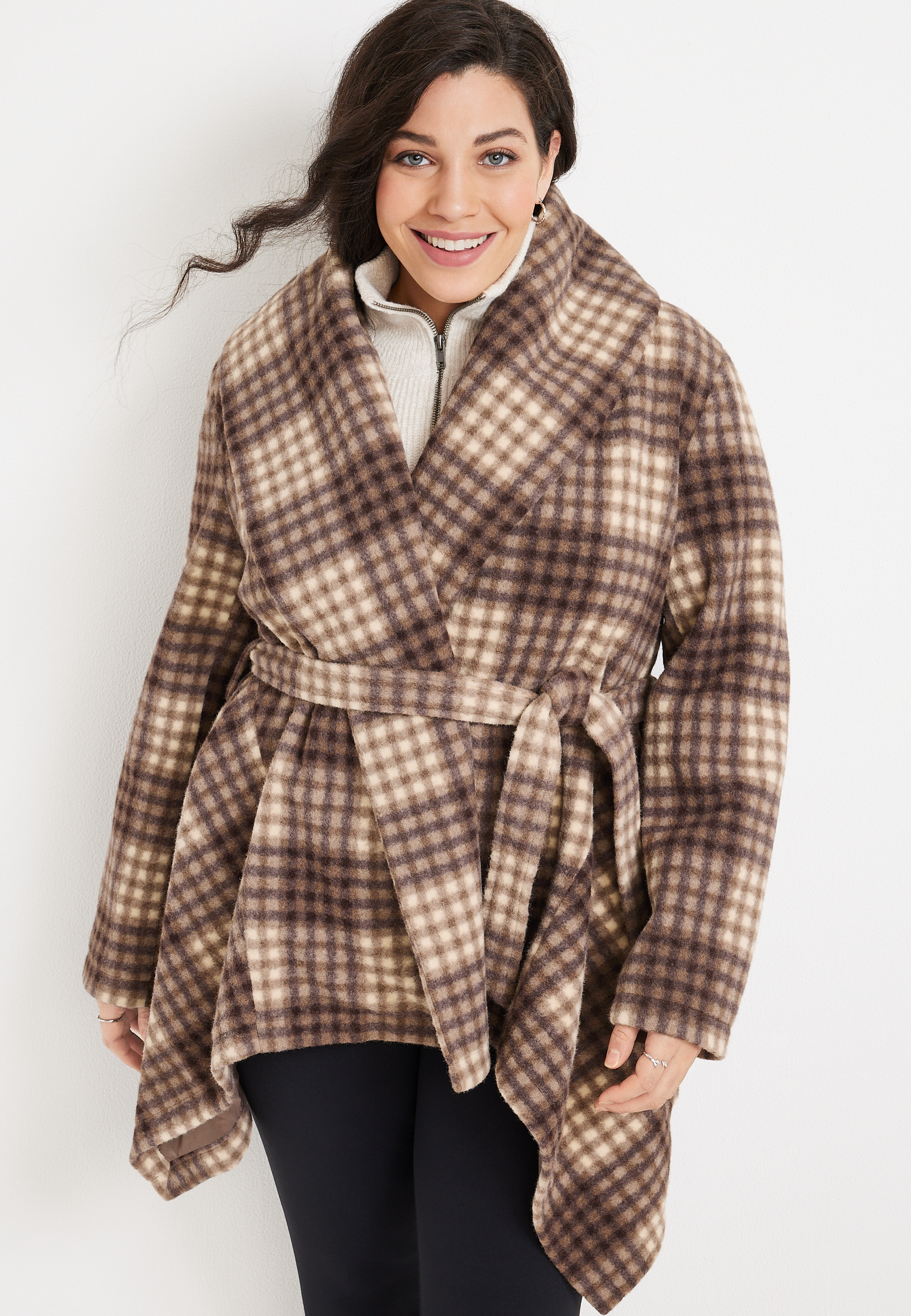 jcpenney wrap coat