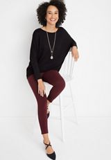 24/7 Flawless Cozy Dolman Long Sleeve Tee, C106, small