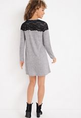 24/7 Lace Trim Mixer Dress, C2908, small