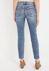 Silver Jeans Co.&reg; Suki Skinny Curvy Mid Rise Jean, MEDIUM SANDBLAST, small