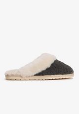 EMU Australia&trade; Jolie Teddy Slipper, CHARCOAL, small