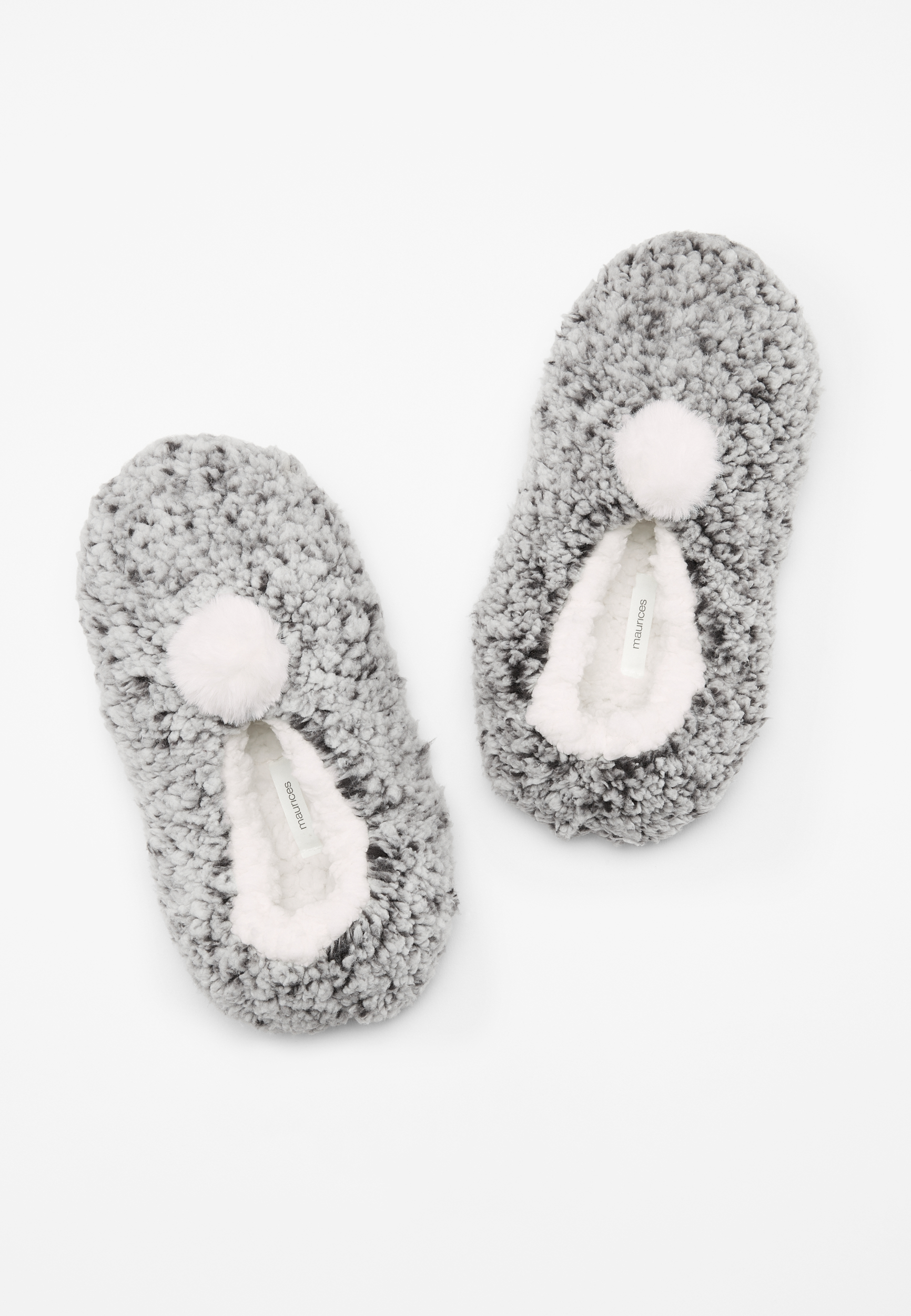 Gray Sherpa Slippers | maurices