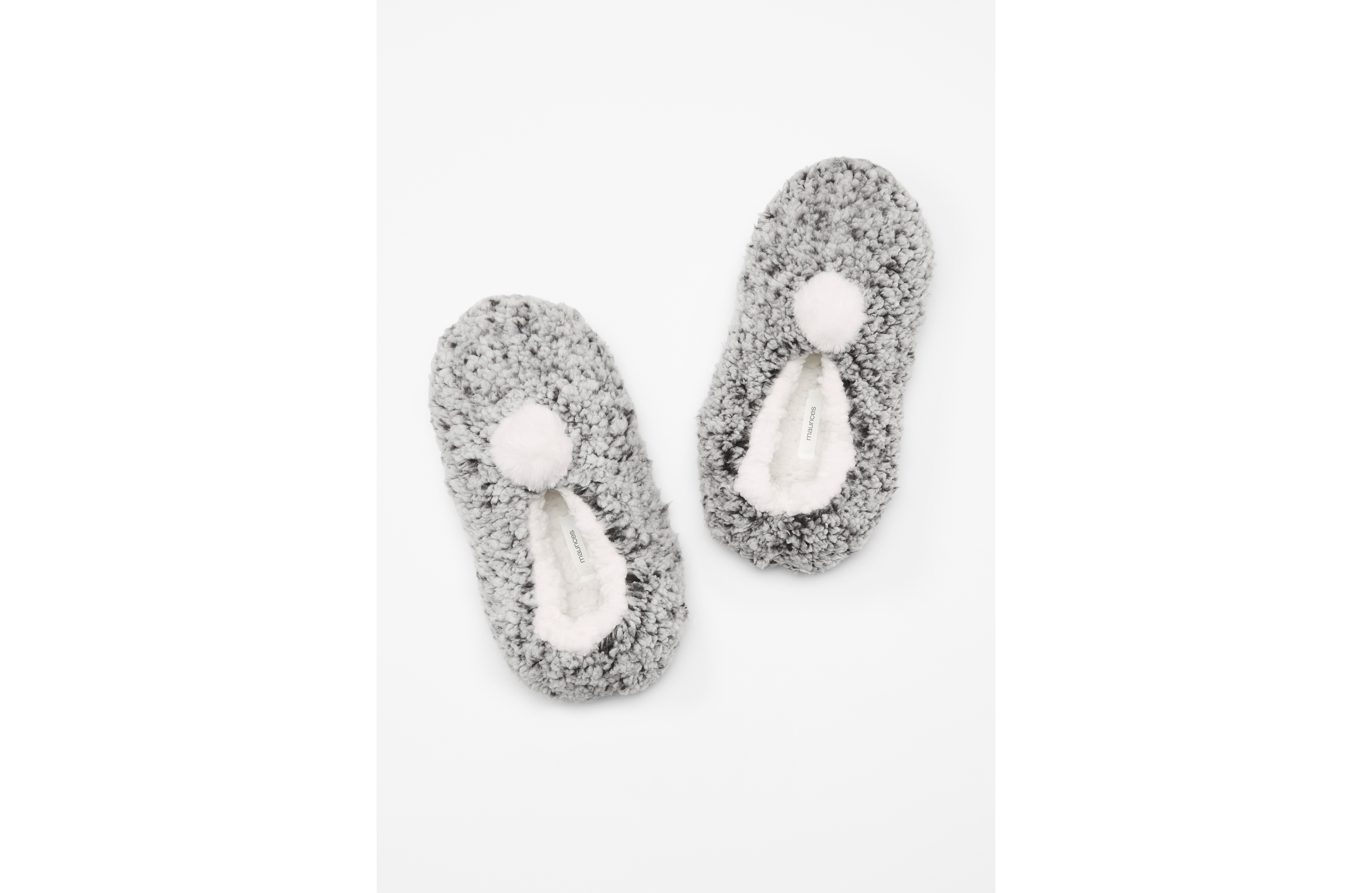 Gray Sherpa Slippers