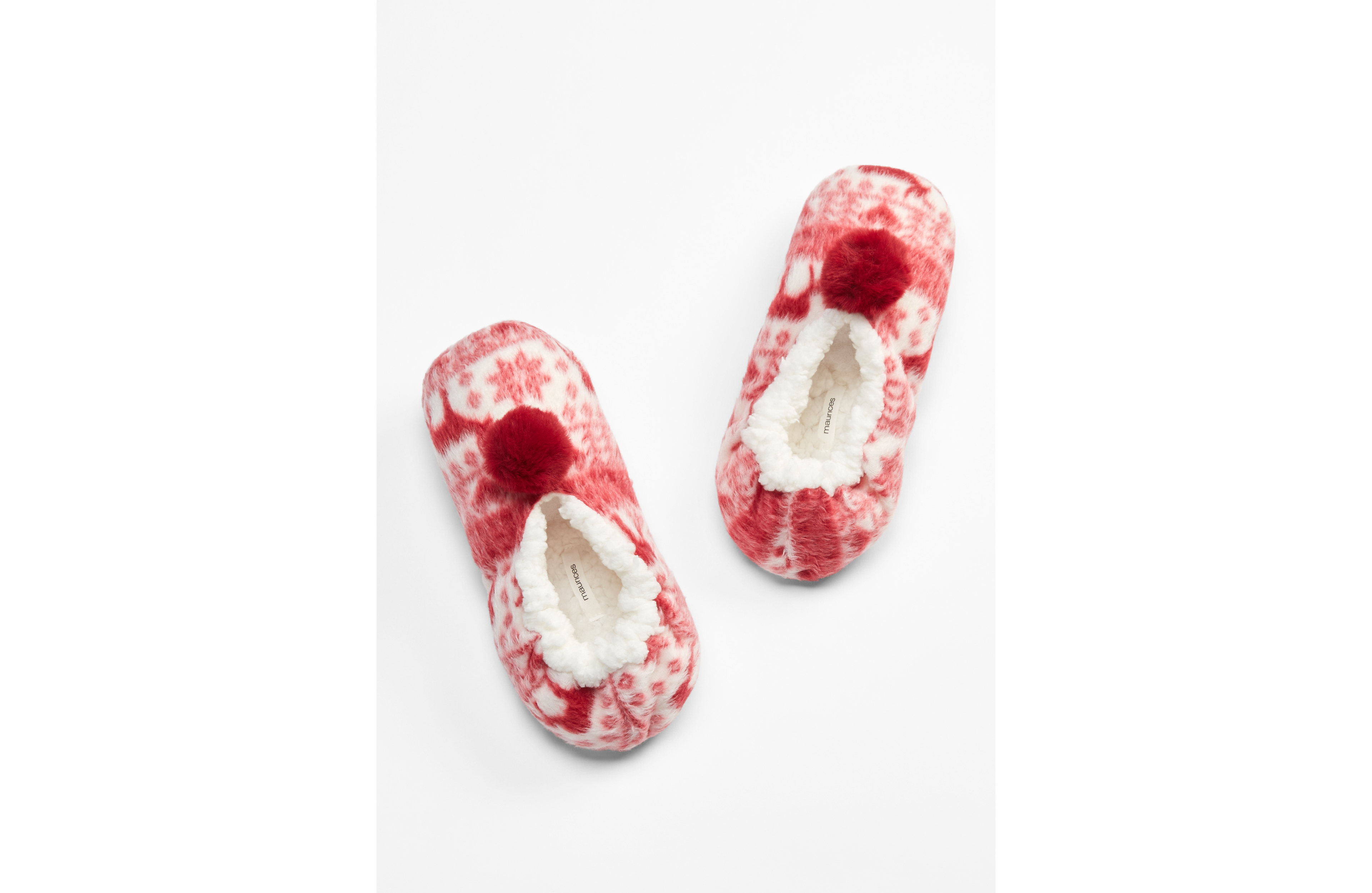 Reindeer Fair Isle Slippers