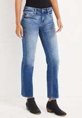 KanCan&trade; Low Rise Straight Jean, MEDIUM SANDBLAST, small