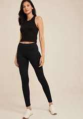 Black Super High Rise Luxe Crossover Legging