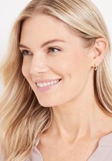 3 Piece Huggie Hoop Earring Set, C605, small