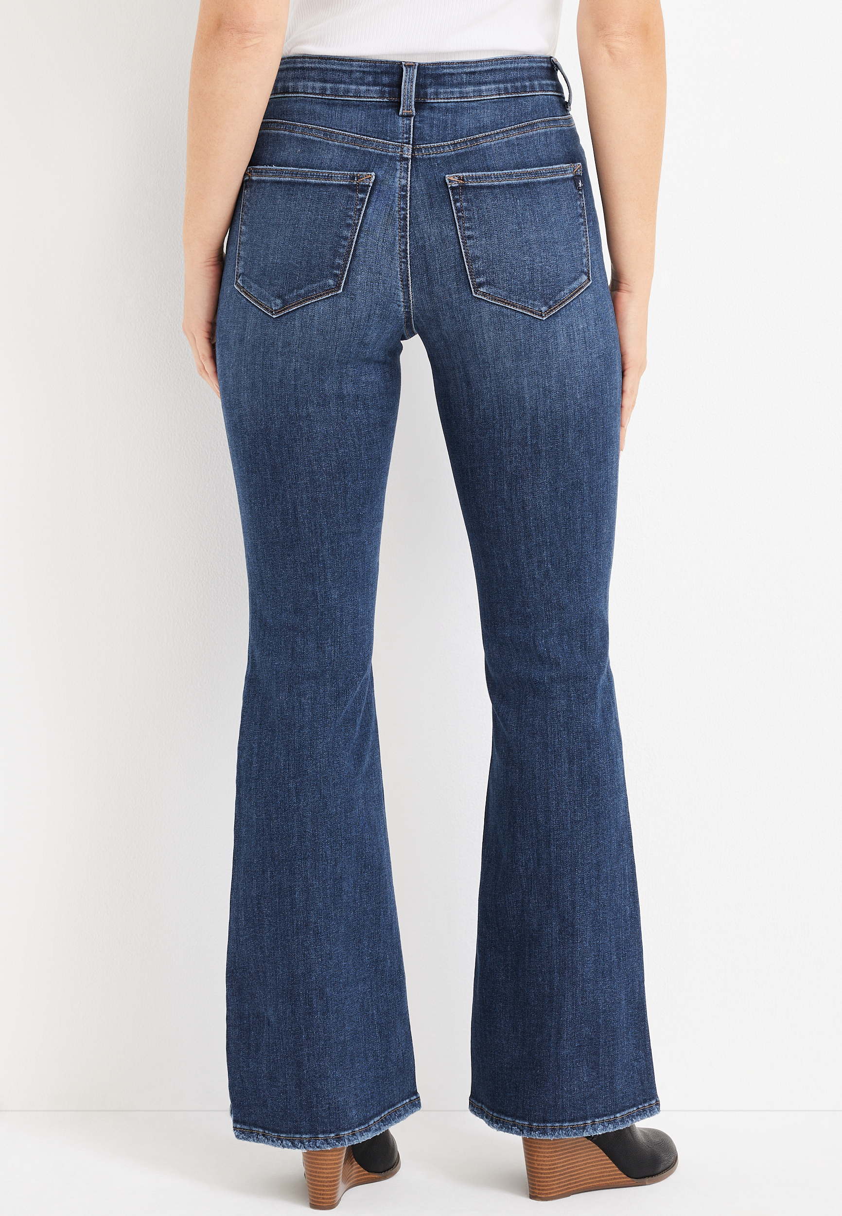 m jeans by maurices&trade; Vintage Flare Cool Comfort High Rise Slit Hem Jean, C258, large