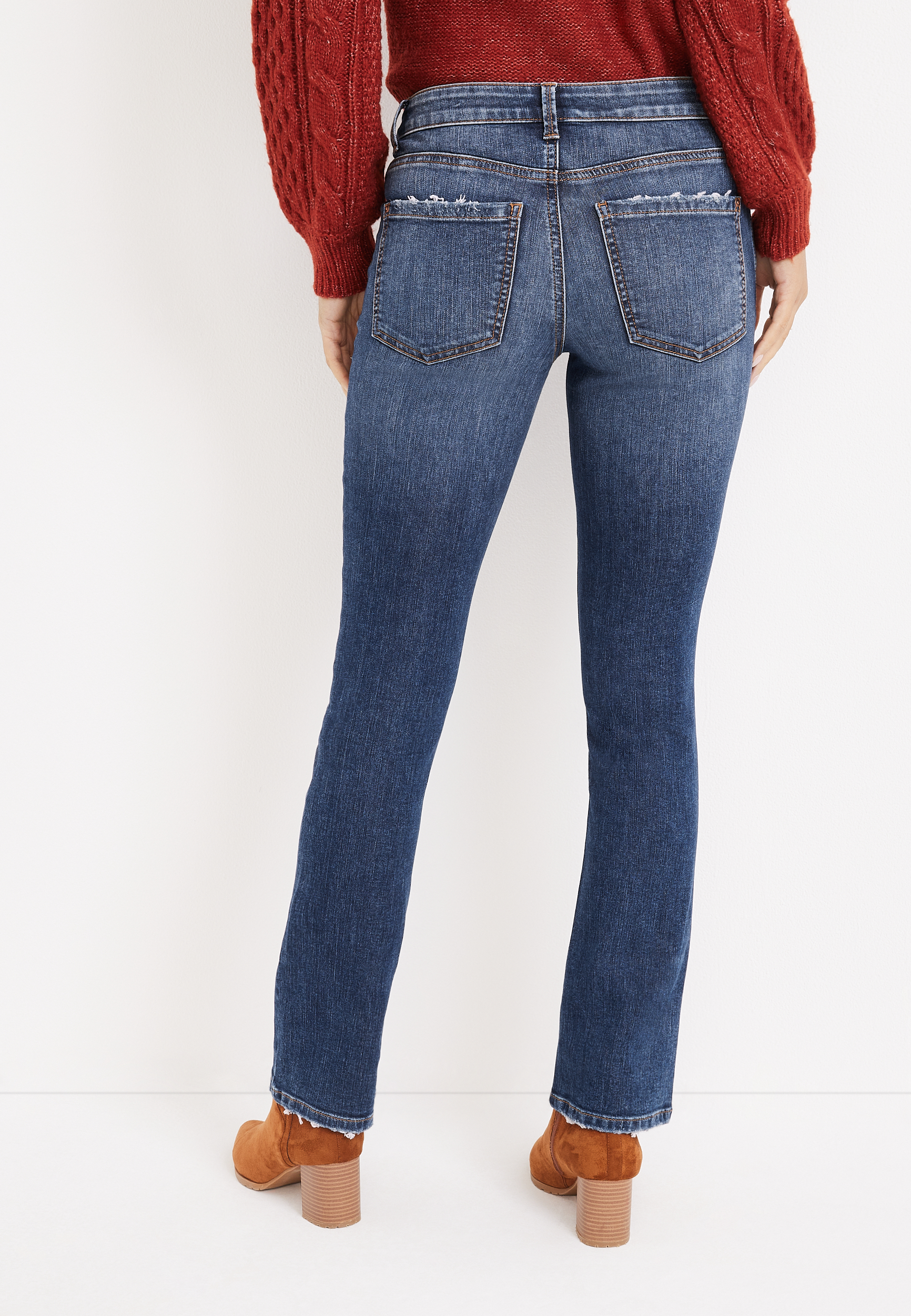 Everflex™ Slim Boot Mid Rise Jean, C258, large