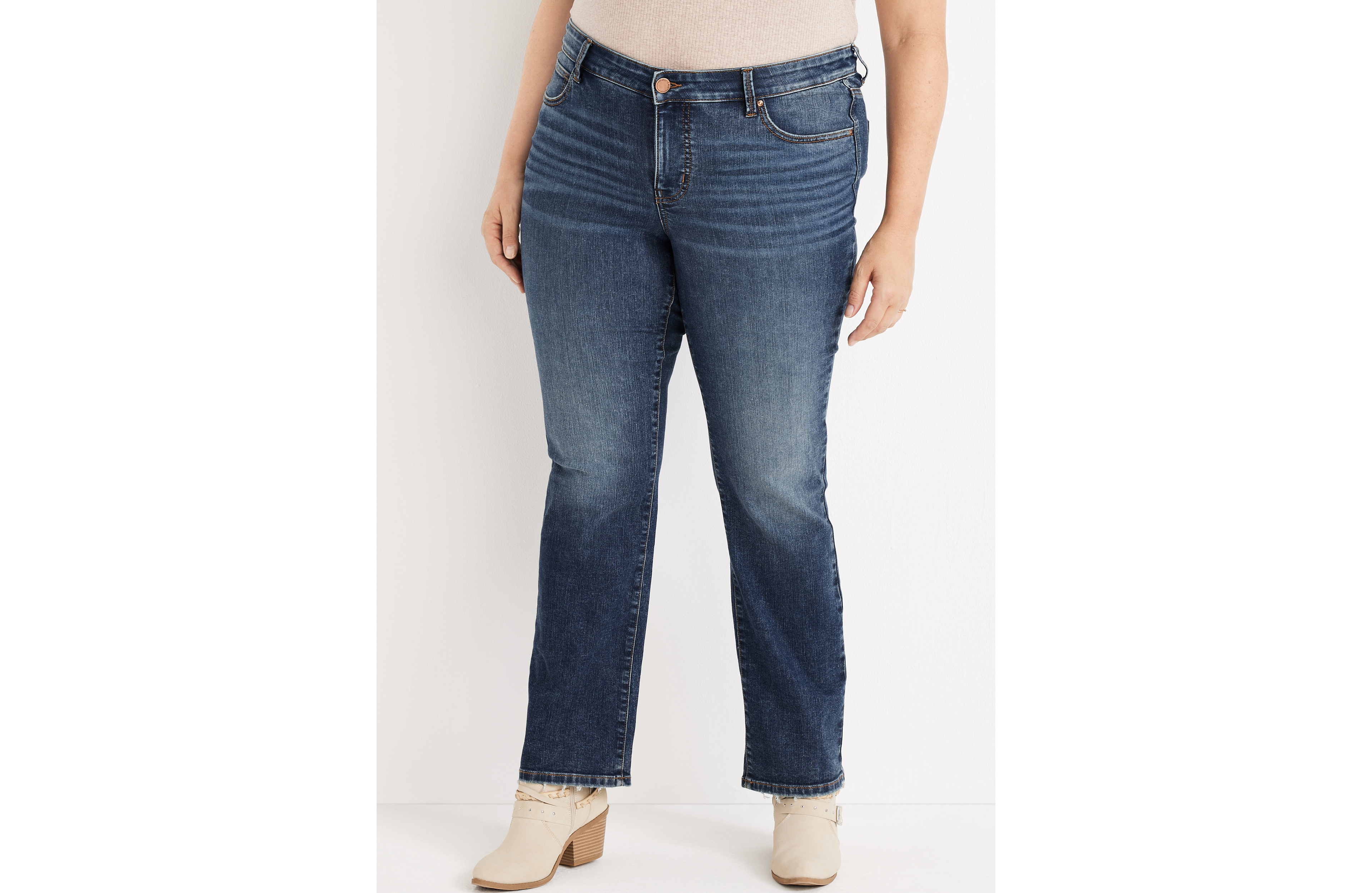 Plus Everflex™ Slim Boot Mid Rise Jean