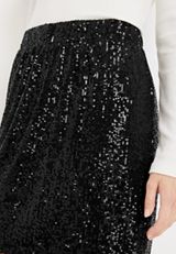 Sequin High Rise Pencil Skirt, C106, small