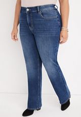 Plus Size m jeans by maurices&trade; Classic Slim Boot Curvy High Rise Jean, , small