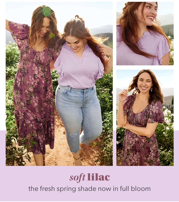 Soft lilac. The fresh spring shade now in full bloom.