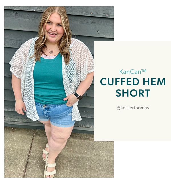 KanCan™ cuffed hem short. @kelsierthomas