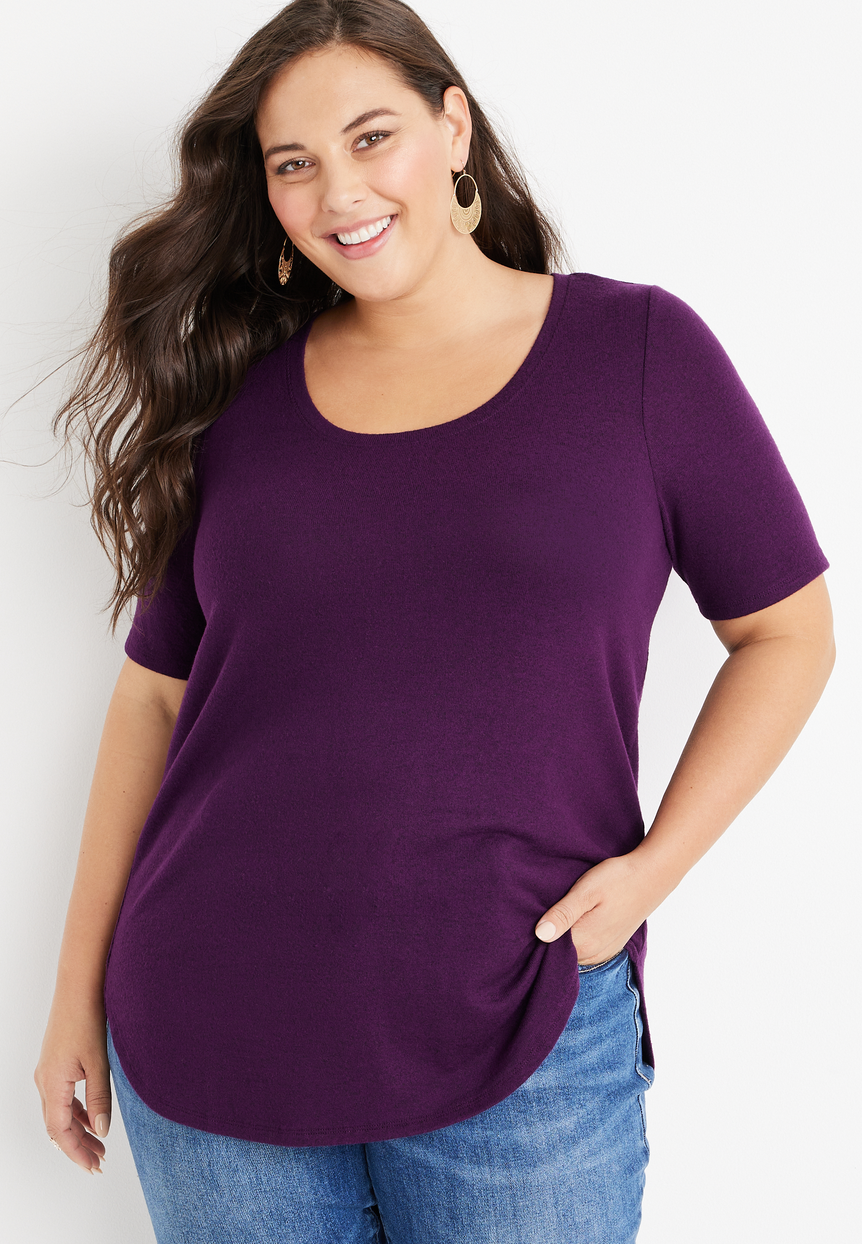 Plus Size 24/7 Flawless Cozy Tunic | maurices