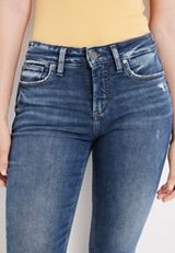 Silver Jeans Co.&reg; Suki Curvy Mid Rise Capri, C3337, small