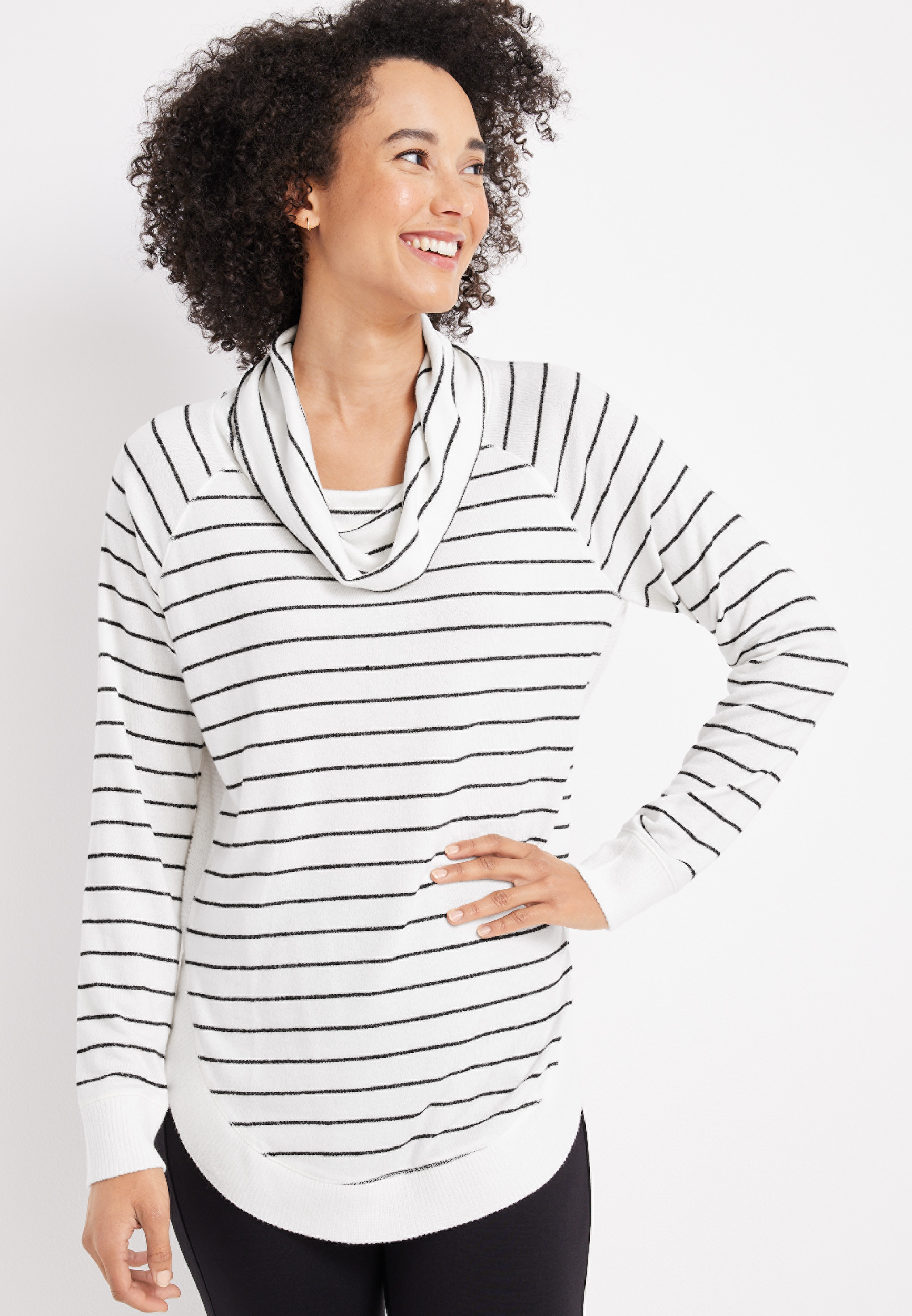 Threaded Pear Haven Stand Drop Shoulder Sweatshirt