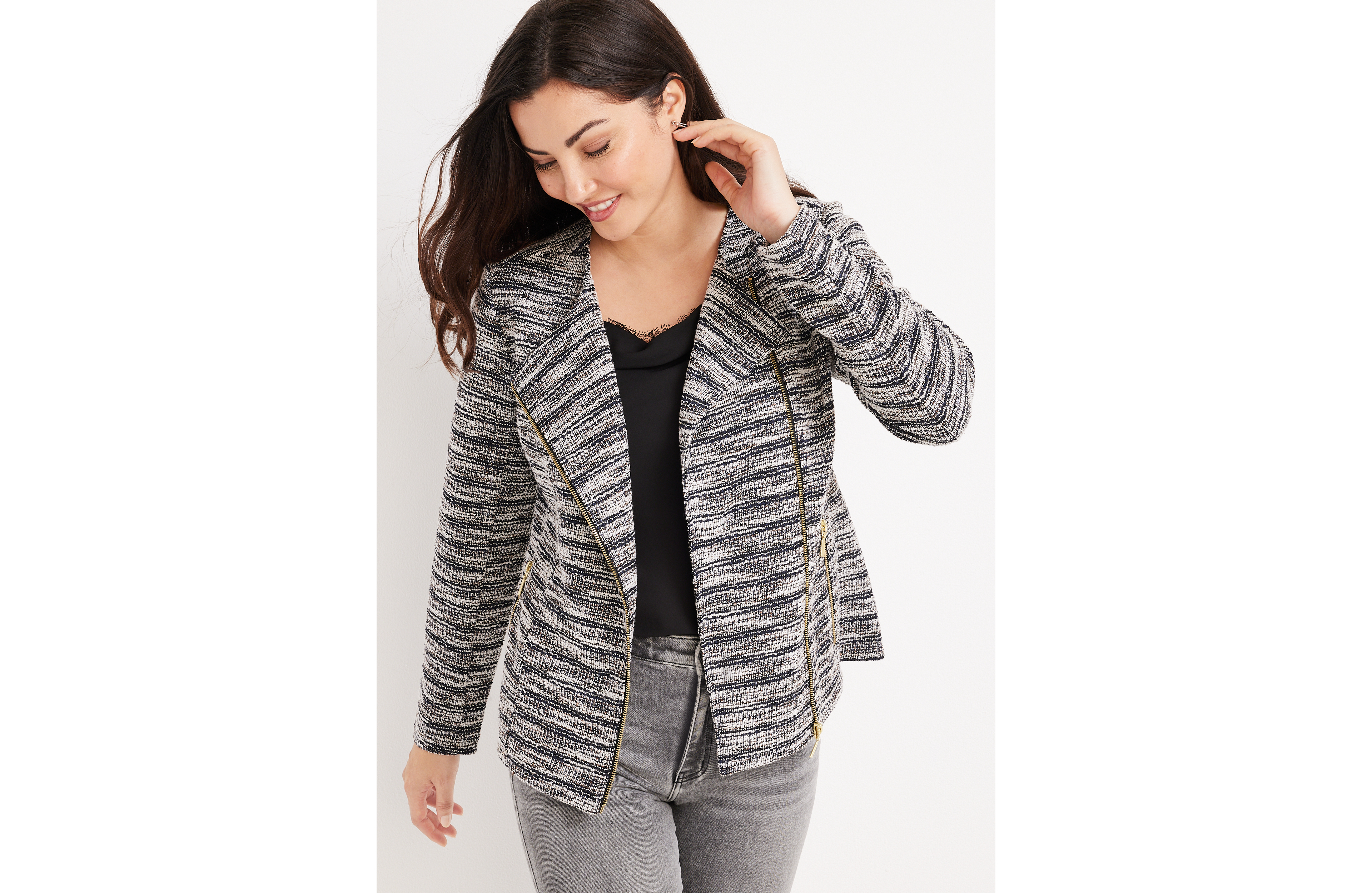 Lurex Tweed Jacket