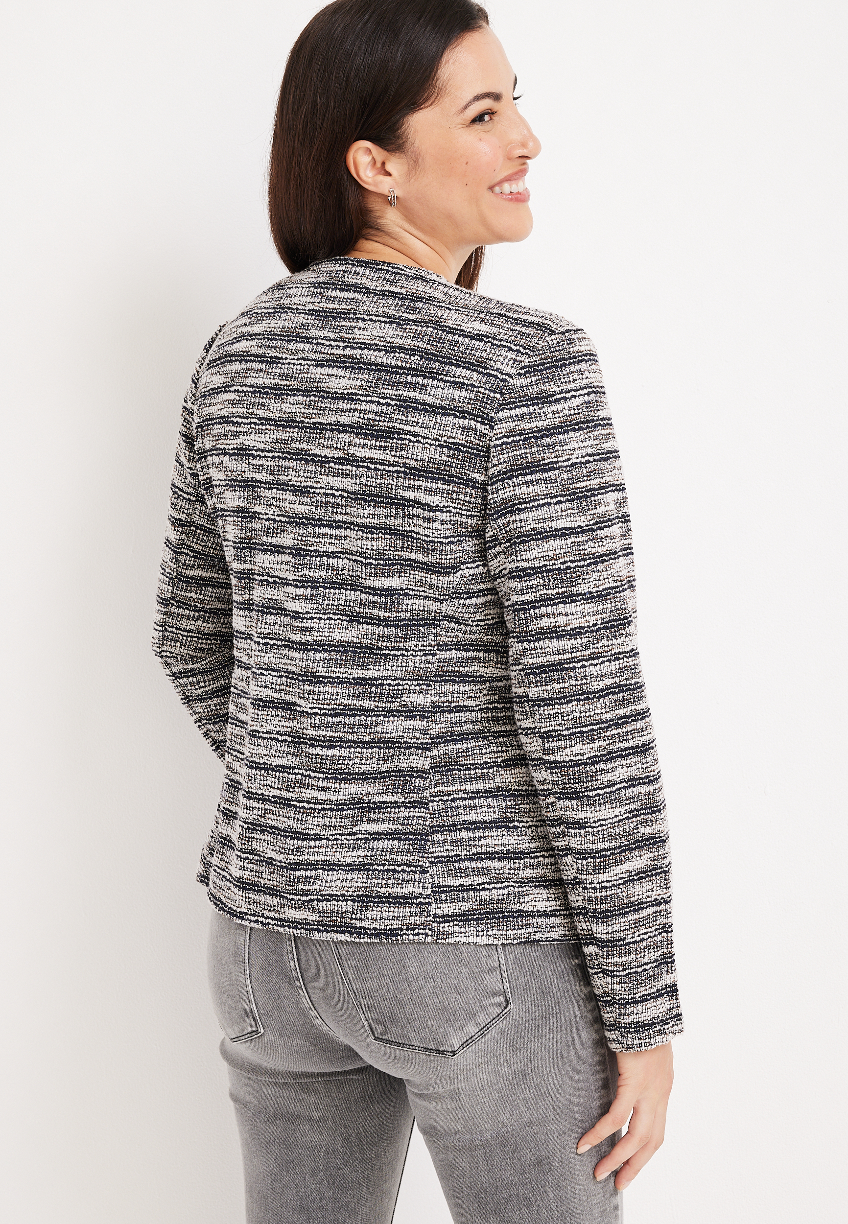 Lurex Tweed Jacket, C1769, large